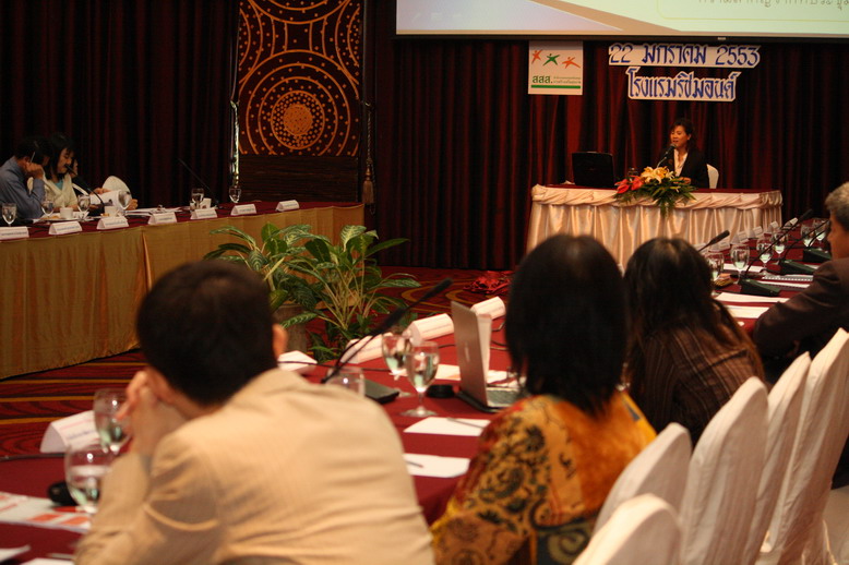 การประชุมเพื่อจัดลำดับความสำคัญหัวข้อวิจัยในระบบสุขภาพของประเทศไทย ประจำปี 2553