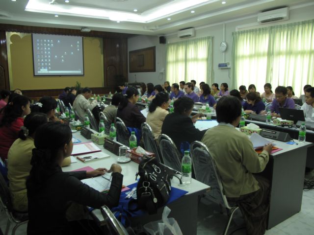 HITAP จัดอบรมเชิงปฏิบัติการเรื่อง Economic evaluation, and health communication campaigns for maternal and child health voucher scheme ณ สาธารณรัฐ สหภาพพม่า