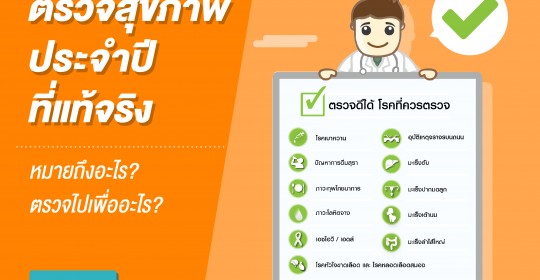 ตอนที่ 1 ตรวจสุขภาพประจำปี ที่แท้จริงหมายถึงอะไร ตรวจไปเพื่ออะไร