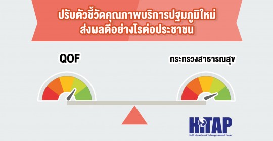 ปรับตัวชี้วัดคุณภาพบริการปฐมภูมิใหม่ ส่งผลดีอย่างไรต่อประชาชน