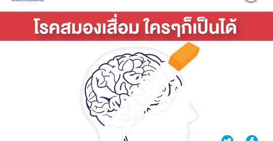 โรคสมองเสื่อมใคร ๆ ก็เป็นได้