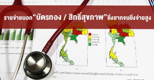 “รายจ่ายนอกบัตรทอง – ประกันสังคม – สวัสดิการราชการ” ภาระคนไทยที่รัฐควรเข้าใจก่อนปรับปรุงนโยบาย