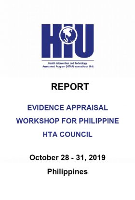 Mission Report: Evidence appraisal workshop for Philippine HTA Council