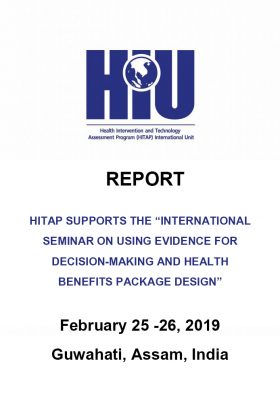 Report: HITAP supports the “International seminar on using evidence for decision-making and health benefits package design