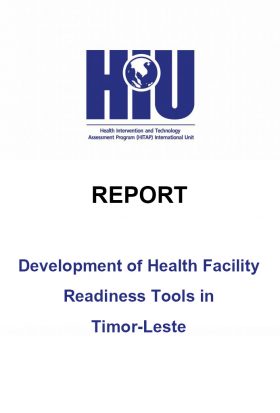 Development of Health Facility Readiness Tools in Timor-Leste