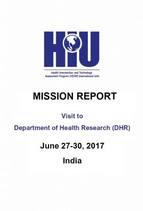 Mission Report: Visit to Department of Health Research