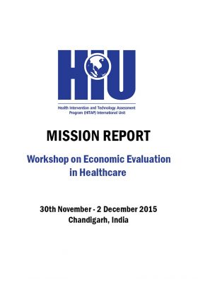 Uploaded ToMission Report: Workshop on Economic Evaluation in Healthcare in Chandigarh